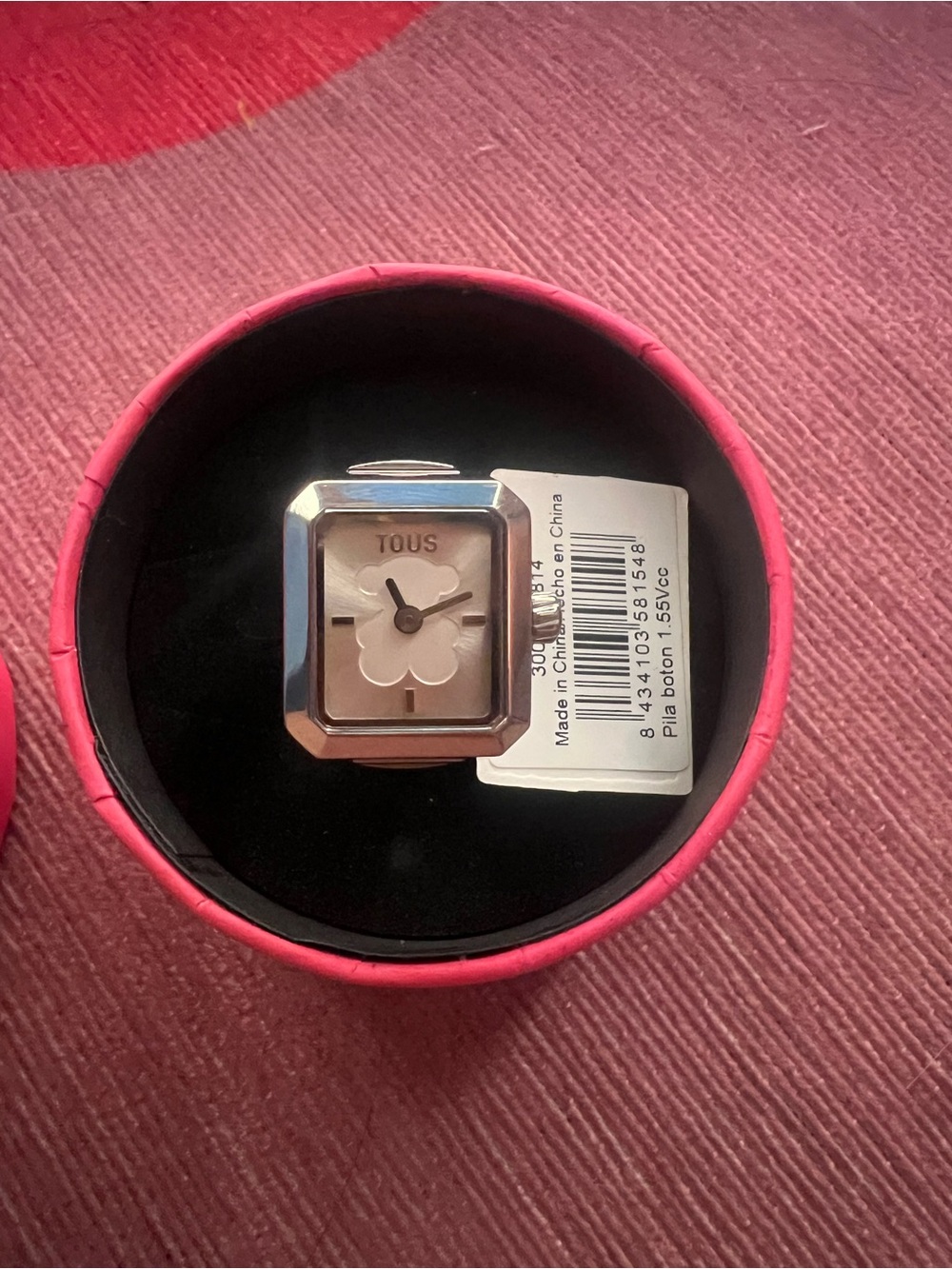 TOUS Silver Karat Steel Ring Watch - Picture 6 of 8